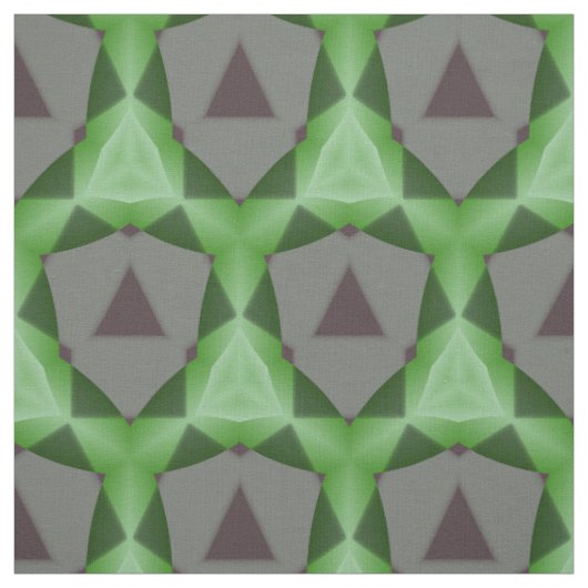 Grijs en groen patroon stof (Swatch)