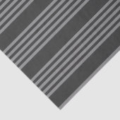 Grijs en houtskool vijf strepen patroon tissuepapier (Detail)