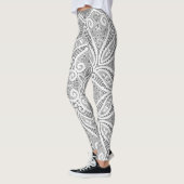 Grijs en kant leggings (Links)