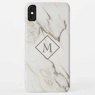 Grijs en licht bruine marmer Case-Mate iPhone case