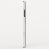 Grijs en licht bruine marmer Case-Mate iPhone case (Achterkant/rechts)