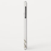 Grijs en licht bruine marmer Case-Mate iPhone case (Achterkant/links)