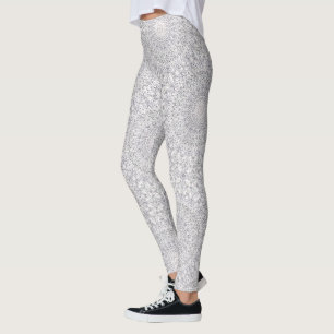 Grijs en Lila Mandala Patroon Leggings