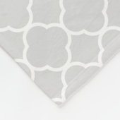  grijs en Paars gebruik Fleece Deken (Hoek)