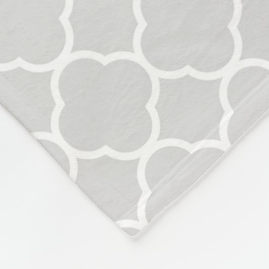  grijs en Paars gebruik Fleece Deken (Hoek)