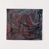 Grijs en rood abstract schilderij wandkleed (Voorkant (horizontaal))