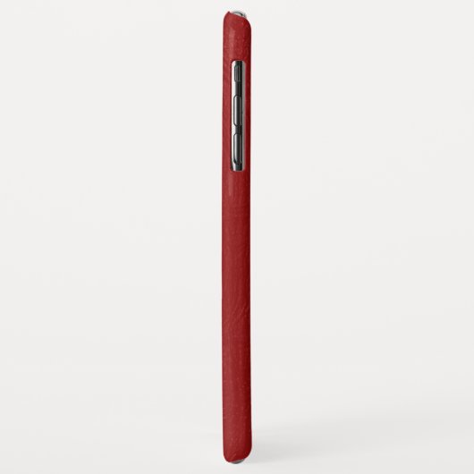 Grijs en rood  kunstleder Case-Mate iPhone case (Achterkant/links)