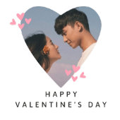 Grijs en roze esthetische Valentijnsdag Foto Thermosbeker