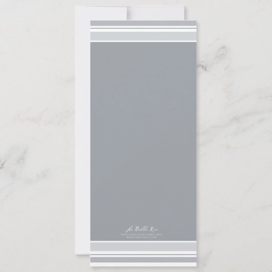 Grijs en Roze Kruis Eerste Uitnodiging van de Geme (Achterkant)