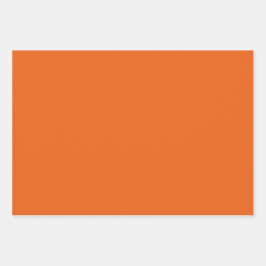 Grijs en Sinaasappel Inpakpapier Vel (Voorkant)