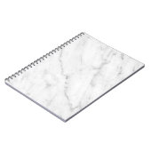 Grijs en wit acrylverf het Abstracte Kunst Notitieboek (Linkerzijde)