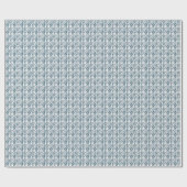 Grijs en wit bloempatroon  grijs cadeaupapier (Vlak)