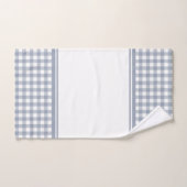 Grijs en wit buffelplaid bad handdoek (Handdoek)