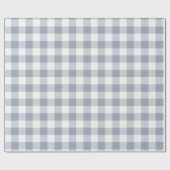 Grijs en wit buffelplaid cadeaupapier (Vlak)