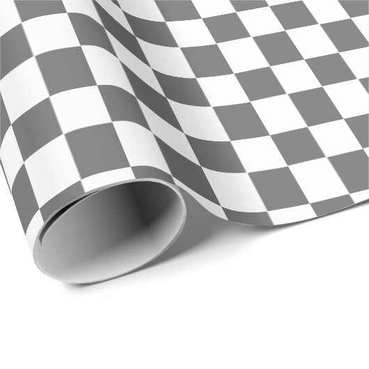 Grijs en wit cadeaupapier (Rol Hoek)