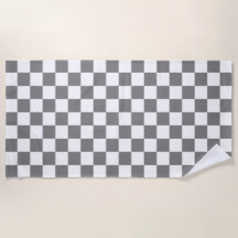 grijs en wit Checkerboard Patroon