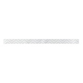 Grijs en wit Chevron Zig Zag lint (Voorkant)