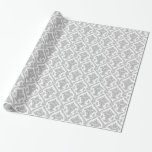 Grijs en wit  Damaspatroon Cadeaupapier<br><div class="desc">Wikkel je cadeaus in tijdloze elegantie met dit klassieke grijs en wit  damast inpakpapier. Het ingewikkelde bloemenpatroon straalt verfijning en charme uit,  perfect voor bruiloften,  jubilea of een speciale gelegenheid. Dit veelzijdige ontwerp voegt een vleugje  allure toe aan uw cadeaus,  waardoor ze echt memorabel zijn.</div>
