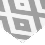 Grijs en wit diamantpatroon tafelkleed (Gekanteld)