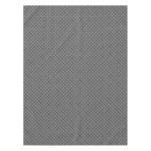 Grijs en wit geometrisch geruit patroon tafelkleed (Voorkant)