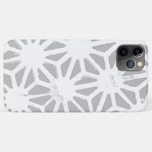 Grijs en wit geometrisch patroon Case-Mate iPhone case (Achterkant (horizontaal))