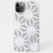 Grijs en wit geometrisch patroon Case-Mate iPhone case (Achterkant)