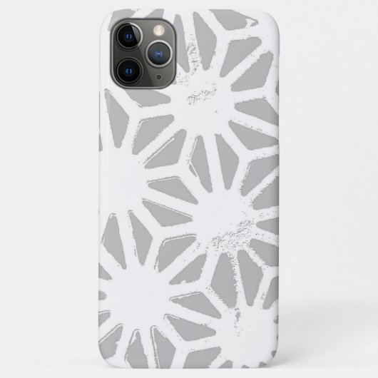 Grijs en wit geometrisch patroon Case-Mate iPhone case (Achterkant)