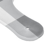 Grijs en wit Gingham patroon Snijplank (Hoek)