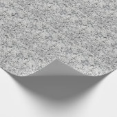 Grijs en wit graniet cadeaupapier (Hoek)