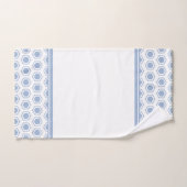 Grijs en wit Hexagonal Patroon Bad Handdoek (Handdoek)