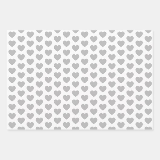 Grijs en wit inpakpapier vel (Voorkant 3)