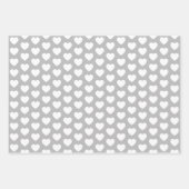 Grijs en wit inpakpapier vel (Voorkant 2)