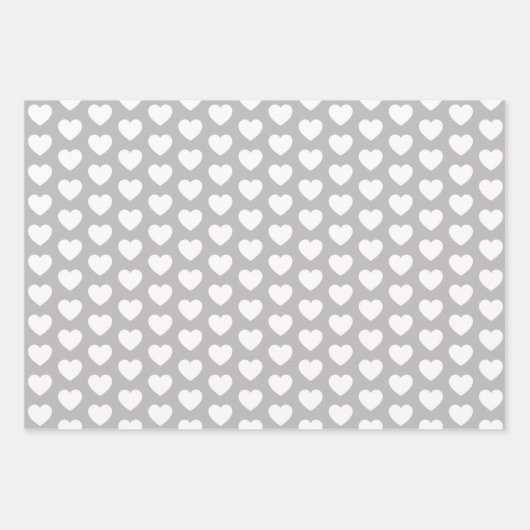 Grijs en wit inpakpapier vel (Voorkant 2)