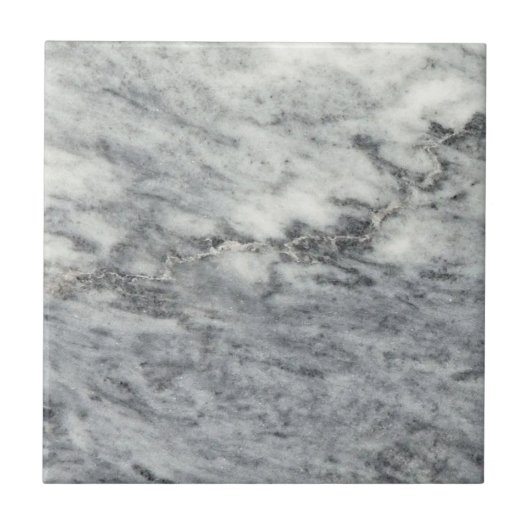 Grijs en Wit Keramische Tegel Tegeltje (Voorkant)