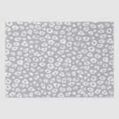 Grijs en wit Luipaard Print Tissuepapier (Voorkant)