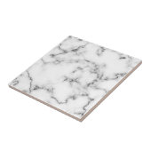 Grijs en wit Marmer effect tegel Tegeltje (Zijkant)