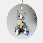 Grijs en wit Ornament (Links)