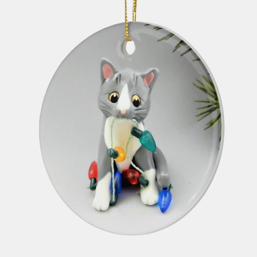 Grijs en wit Ornament (Links)