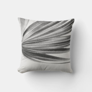 Grijs en wit palm Modern minimalistisch Abstract Kussen