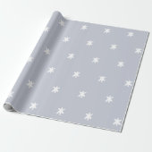 Grijs en wit patroon cadeaupapier (Uitgerold)