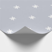Grijs en wit patroon cadeaupapier (Hoek)