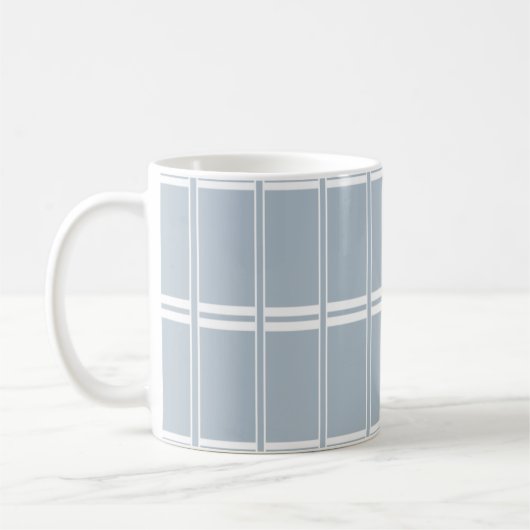 Grijs en wit patroon koffiemok (Links)