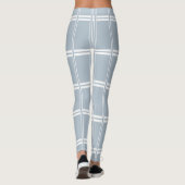 Grijs en wit patroon leggings (Achterkant)