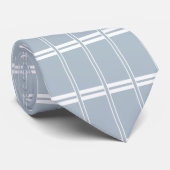 Grijs en wit patroon stropdas (Opgerold)