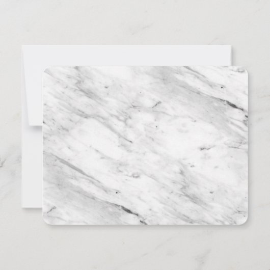 Grijs en Wit Romantisch geborsteld Lijst met Foto Save The Date (Achterkant)