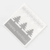 Grijs en Wit Servet (Hoek)