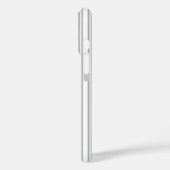 Grijs en wit snoep strepen Hoesje-Mate iPhone case (Achterkant / Links)