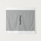 grijs en wit tapijt wandkleed (Voorkant (horizontaal))