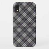 Grijs en wit tartan geruite patroon Case-Mate iPhone case (Achterkant)