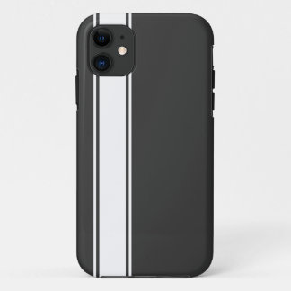 Grijs en wit team Jersey Stripe iPhone 5s Case